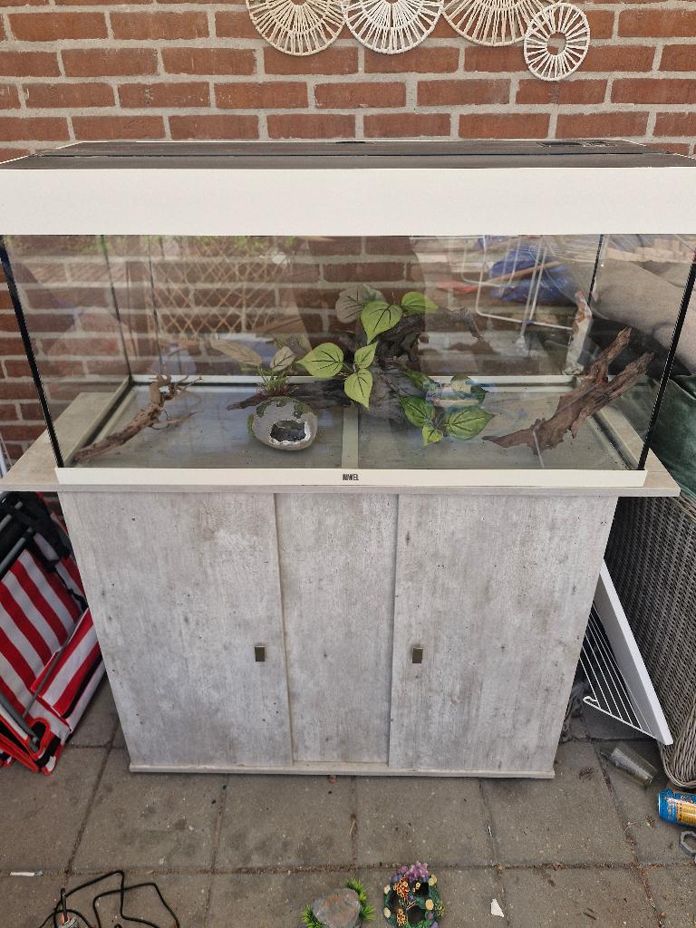 Juwel aquarium 180 liter met kast!, Ophalen, Gebruikt, Leeg aquarium, Juwel