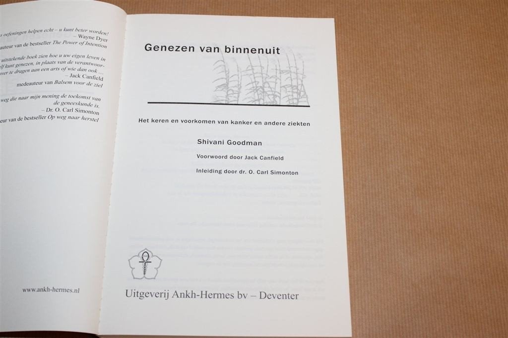 Genezen van Binnenuit — Kankerpreventie & Zelfheling, Boeken, Gezondheid, Dieet en Voeding, Ophalen of Verzenden, Gelezen