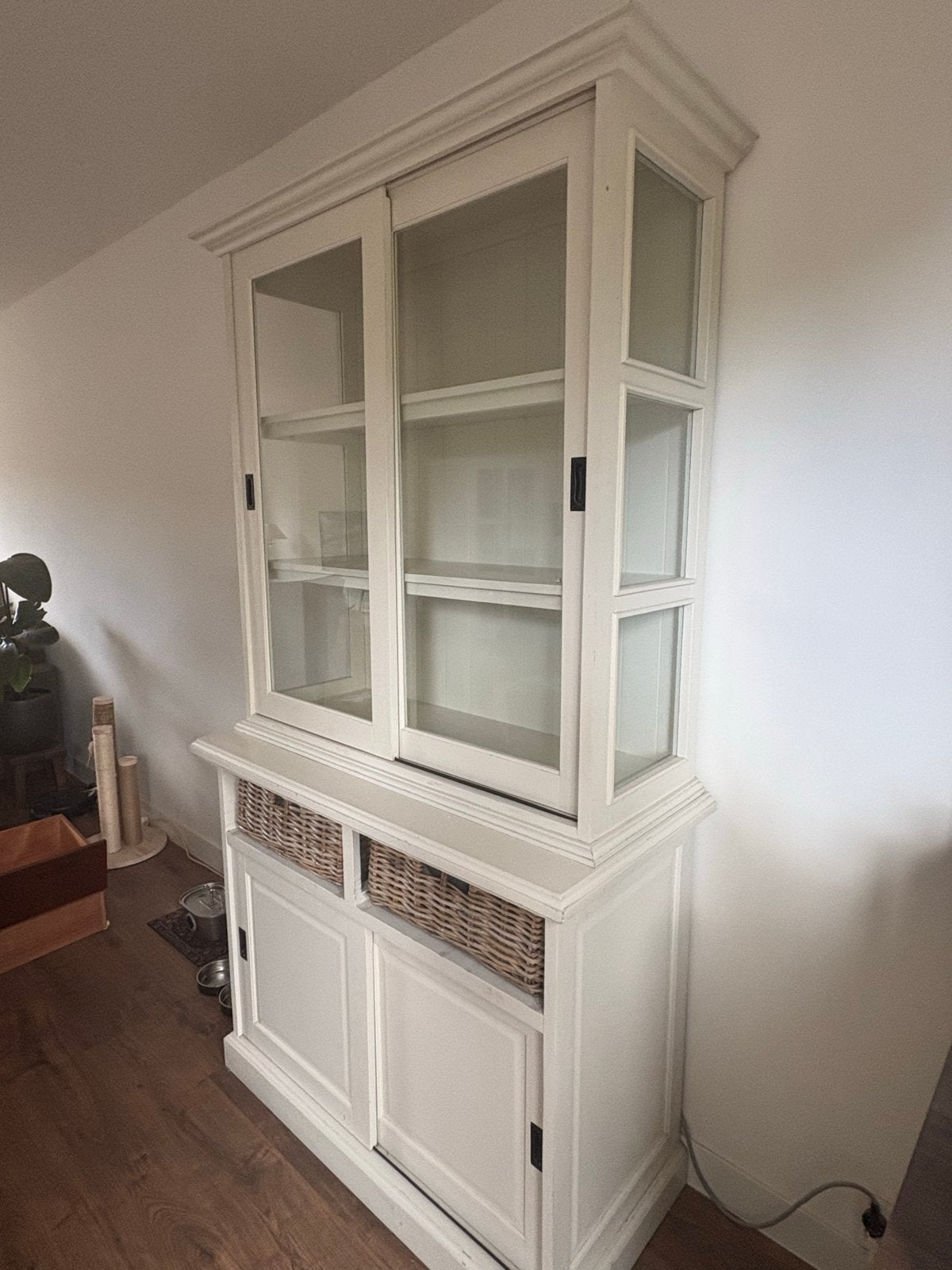 Bufferkast met schuifdeuren - 218x117x55cm, Ophalen, Gebruikt, 100 tot 150 cm, Met deur(en)