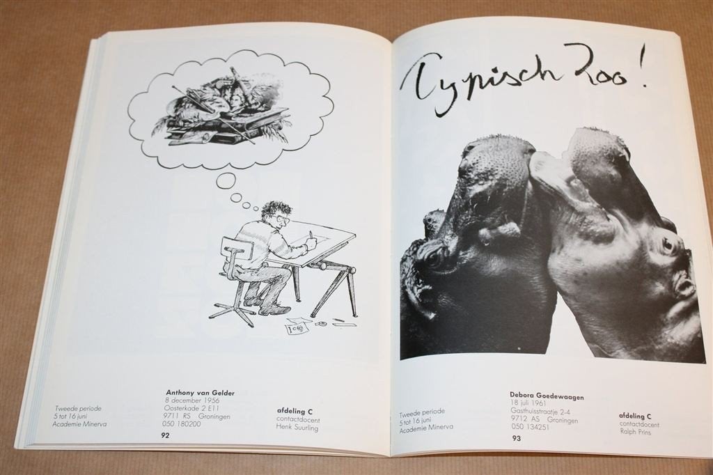 Catalogus \'85 — Eindexamenwerk Academie Minerva, Ophalen of Verzenden, Gelezen