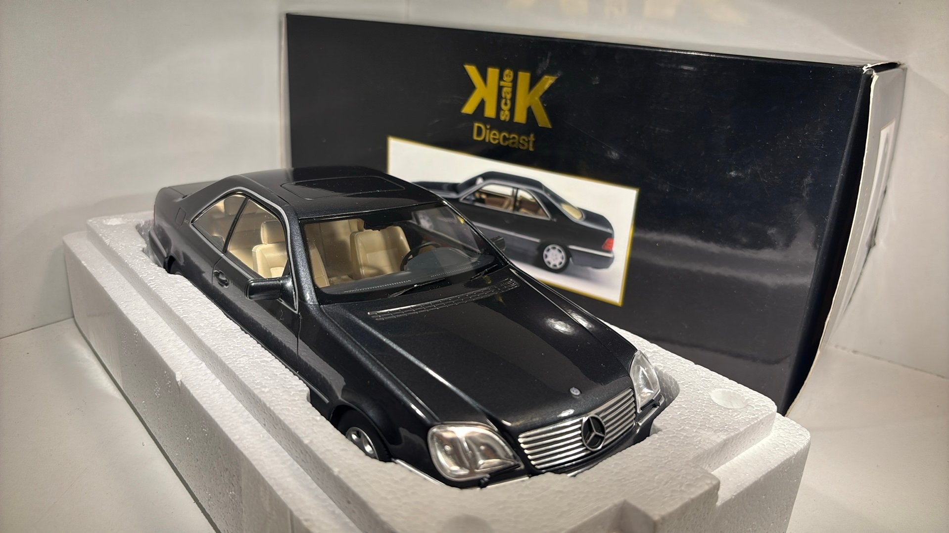 Mercedes benz 600 sec kk scale 1.18, Overige merken, Ophalen of Verzenden, A, A