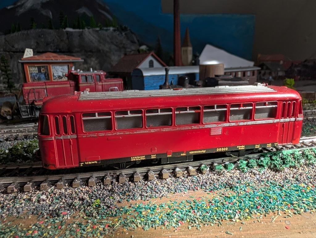Schienenbus., Hobby en Vrije tijd, Modeltreinen | H0, Ophalen of Verzenden, Gelijkstroom, Locomotief, Liliput