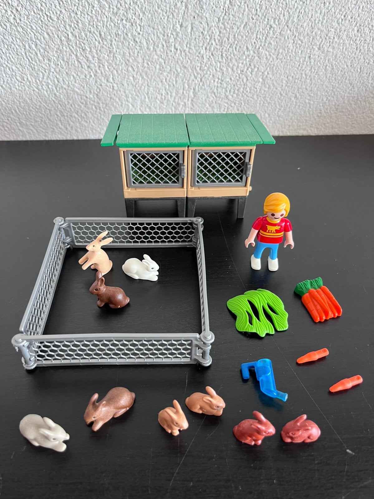 Playmobil konijnenhok met buitenren 6140, Kinderen en Baby's, Ophalen of Verzenden, Zo goed als nieuw, Complete set