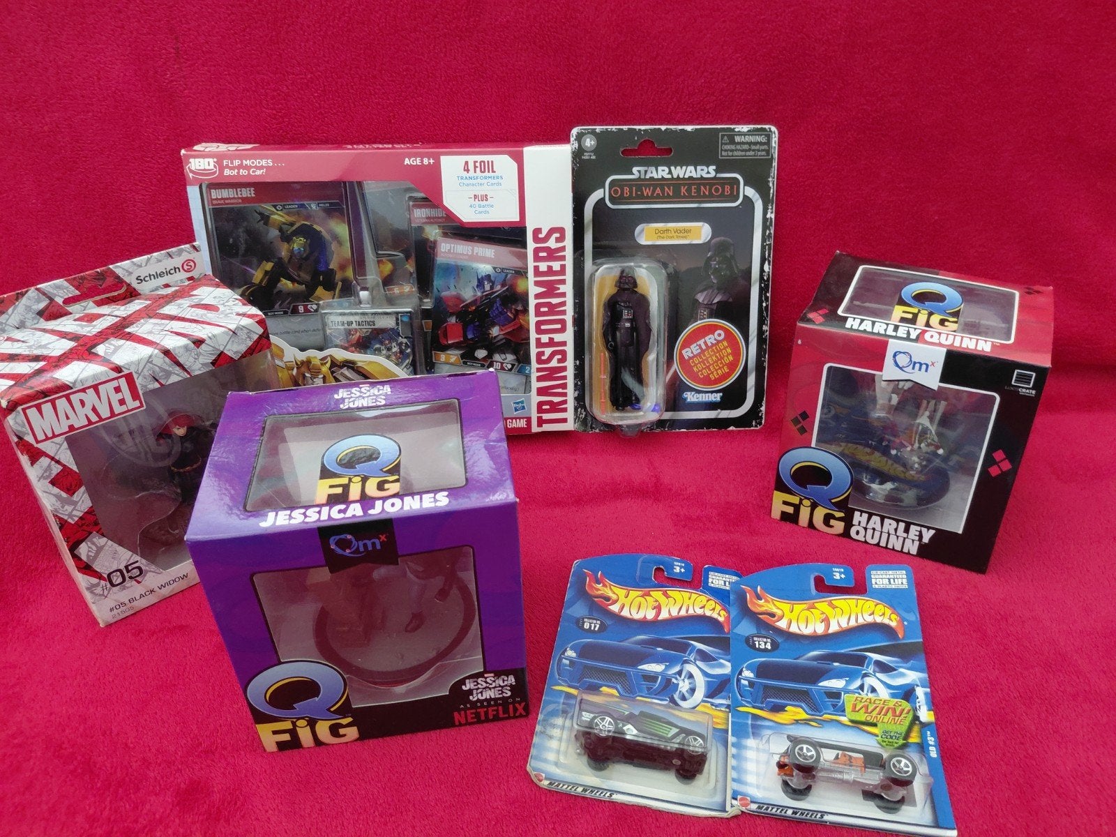 Diverse verzameling: Q-Figs, Hot Wheels, Star Wars, Marvel, Ophalen of Verzenden, Nieuw
