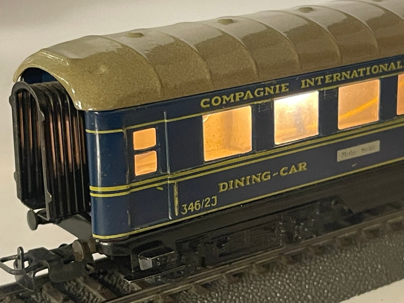 * COLL. ITEM * Märklin 346/2J * RODE DOOS * + VERLICHTING *, Wisselstroom, Wagon, Ophalen of Verzenden, Zo goed als nieuw