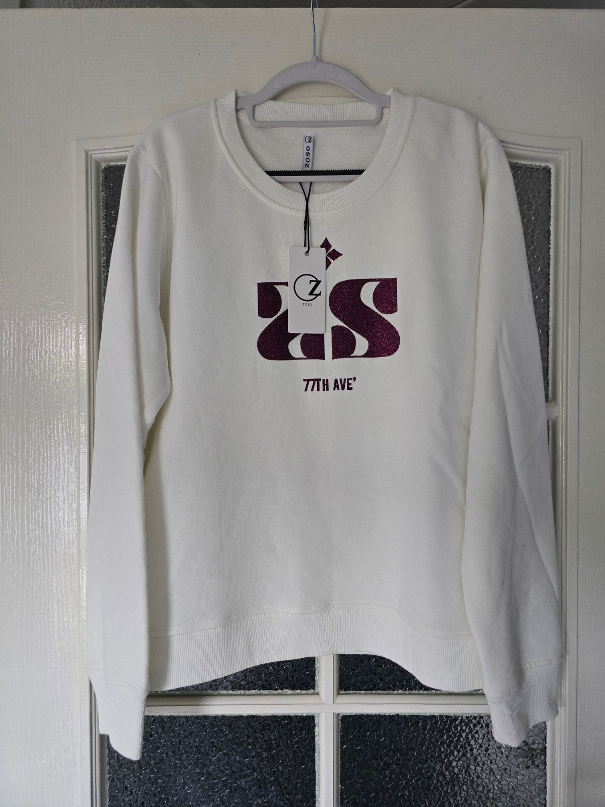 nieuwe trui zoso wit bordeaux xl, Ophalen of Verzenden, Nieuw, Maat 46/48 (XL) of groter, Wit
