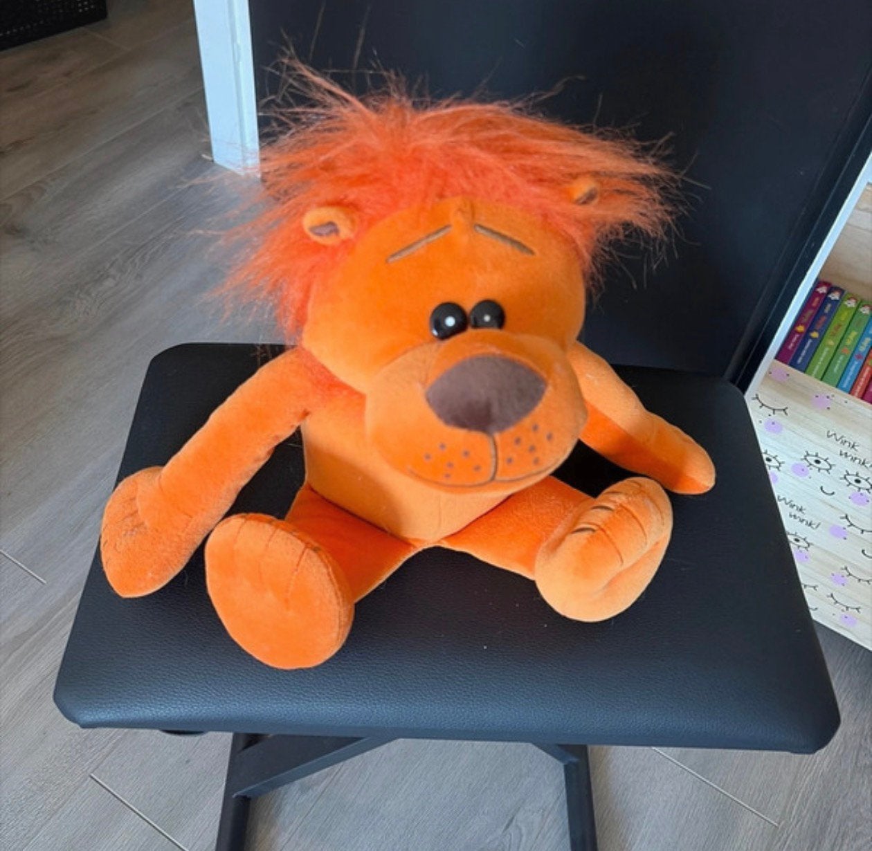 Spaarpot oranje leeuw, Ophalen of Verzenden, Zo goed als nieuw, Overige materialen, Dier
