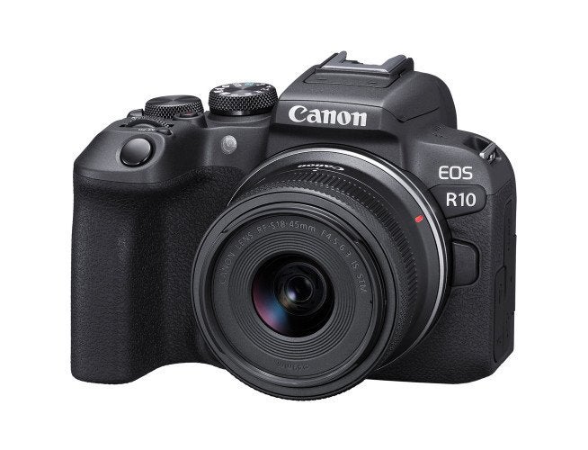 Gezocht: Canon R10 of R50 systeemcamera met lens, Audio, Tv en Foto, Gebruikt, Canon, Ophalen of Verzenden, Systeemcamera