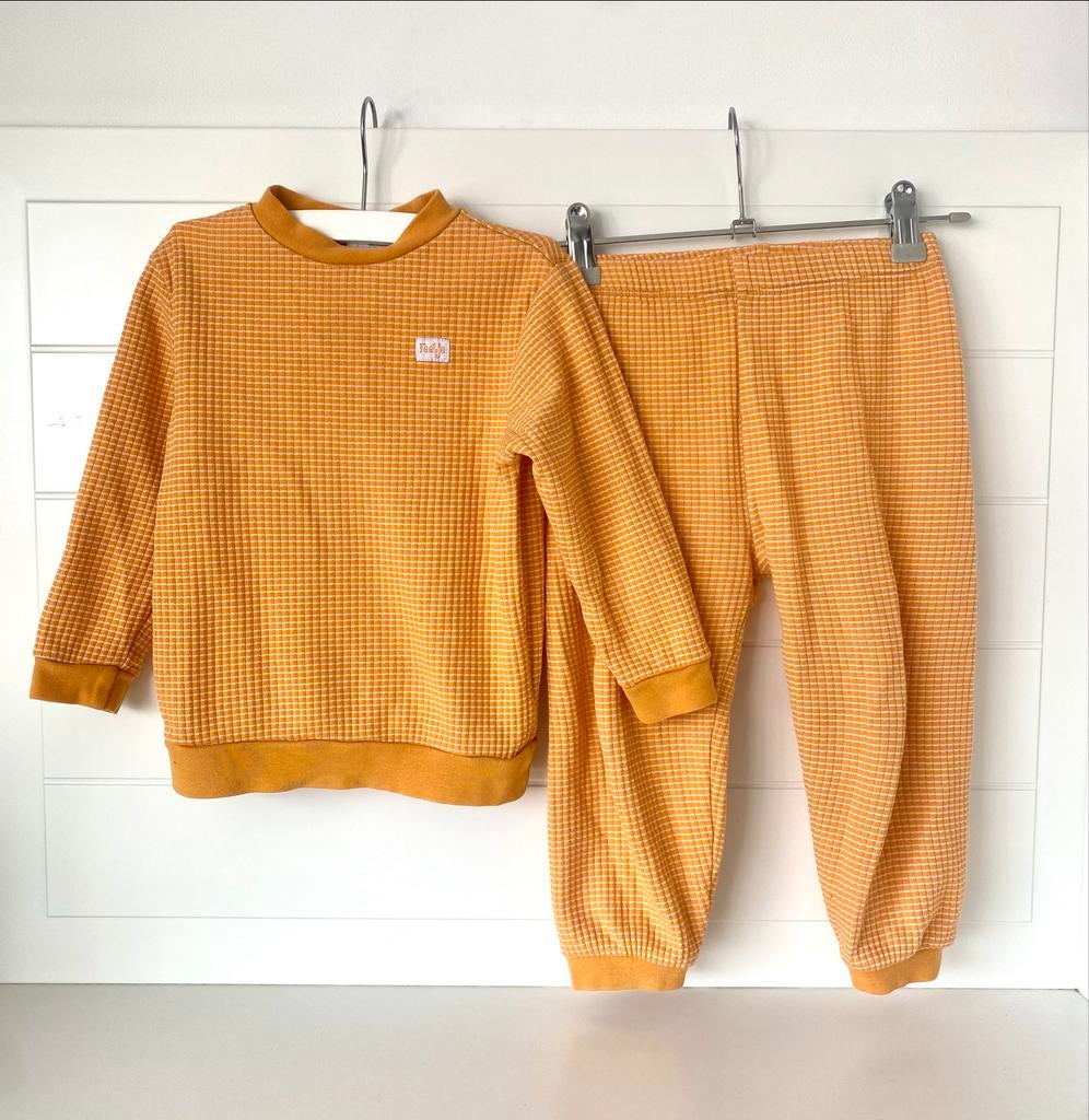 Feetje Wafelstof pyama oranje maat 92, Ophalen of Verzenden, Zo goed als nieuw, Maat 92