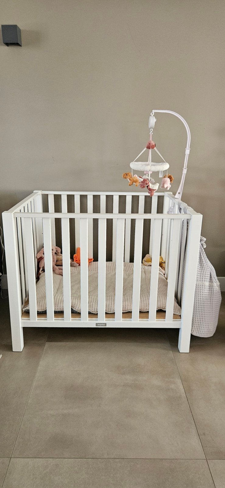Bopita babybox , incl. veel extra's, Ophalen, Zo goed als nieuw, In hoogte verstelbaar