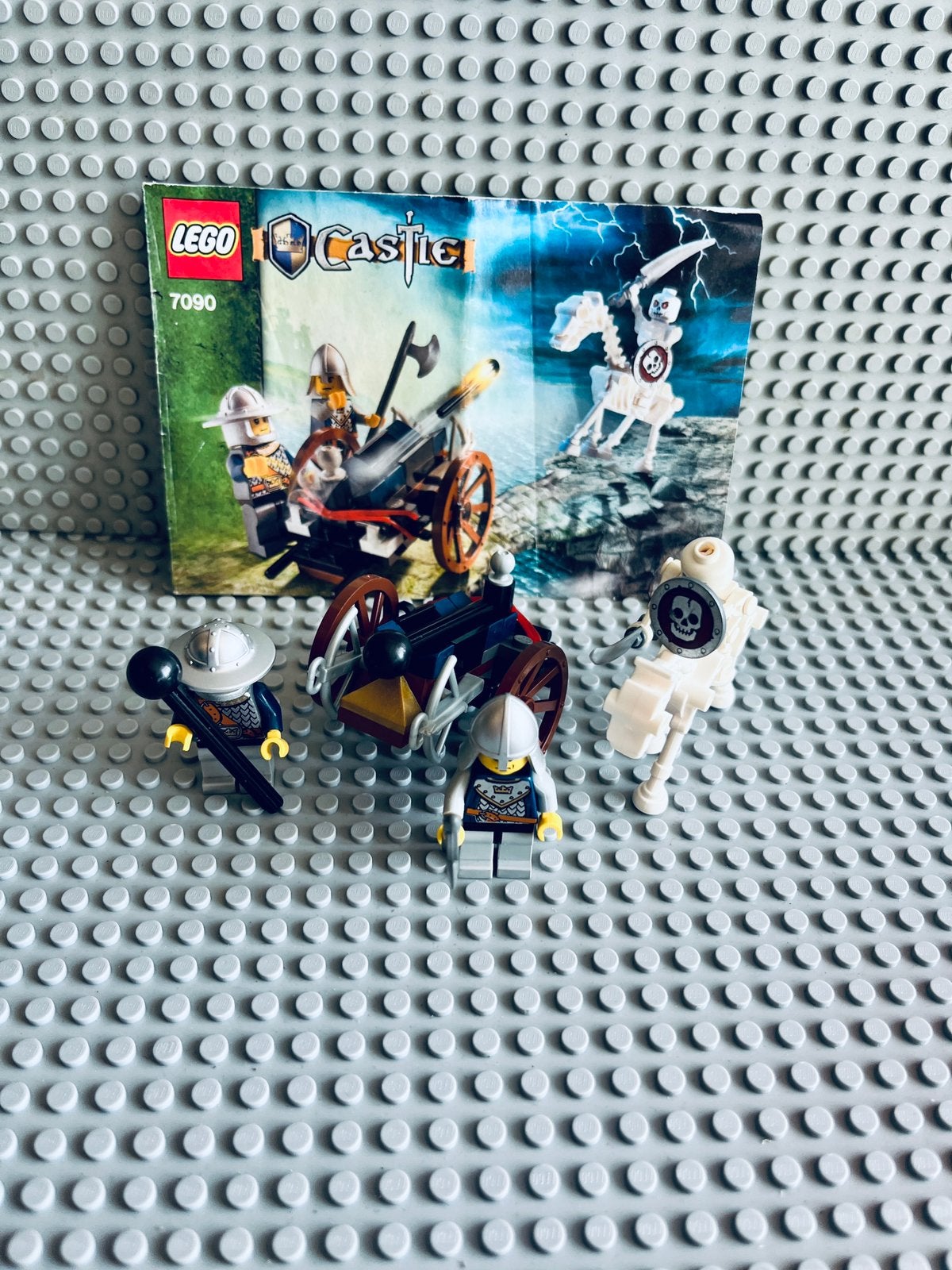 LEGO Castle 7090 Crossbow Attack, Gebruikt, Lego, Ophalen of Verzenden, Inclusief instructies