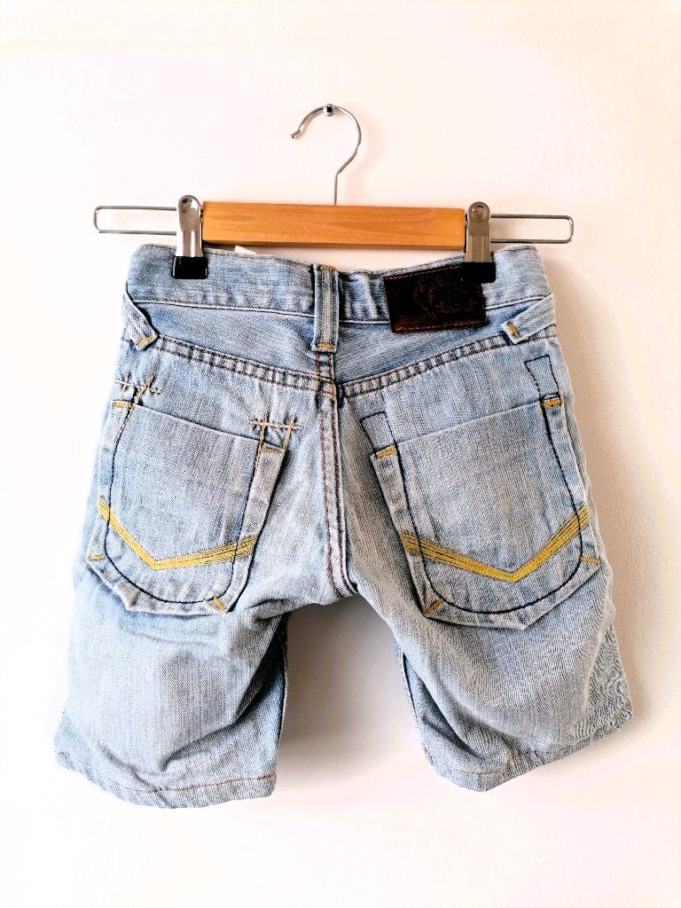 CLP Rough blauwe korte spijkerbroek jeans, maat 122, Broek, Gebruikt, CLP Rough, Ophalen of Verzenden