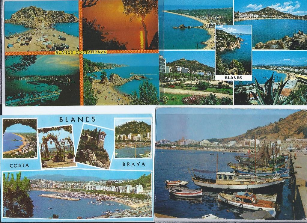 14 Ansichtkaarten Spanje Rosas- Costa Bravo-Costa Bravo etc., Ophalen of Verzenden, 1960 tot 1980, Spanje