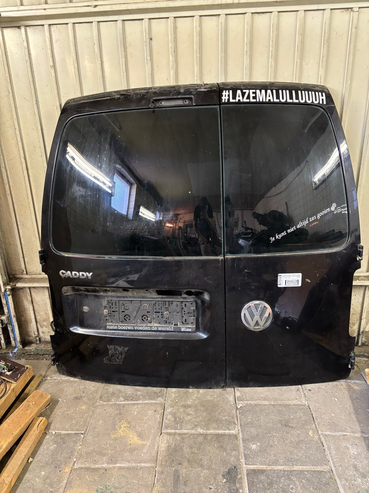 Volkswagen Caddy Achterdeur (set) - Gebruikt, Auto-onderdelen, Carrosserie en Plaatwerk, Ophalen, Gebruikt, Achter, Volkswagen