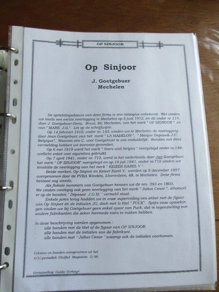Sigarenbandjes, Ophalen of Verzenden, Zo goed als nieuw, Sigarenbandjes