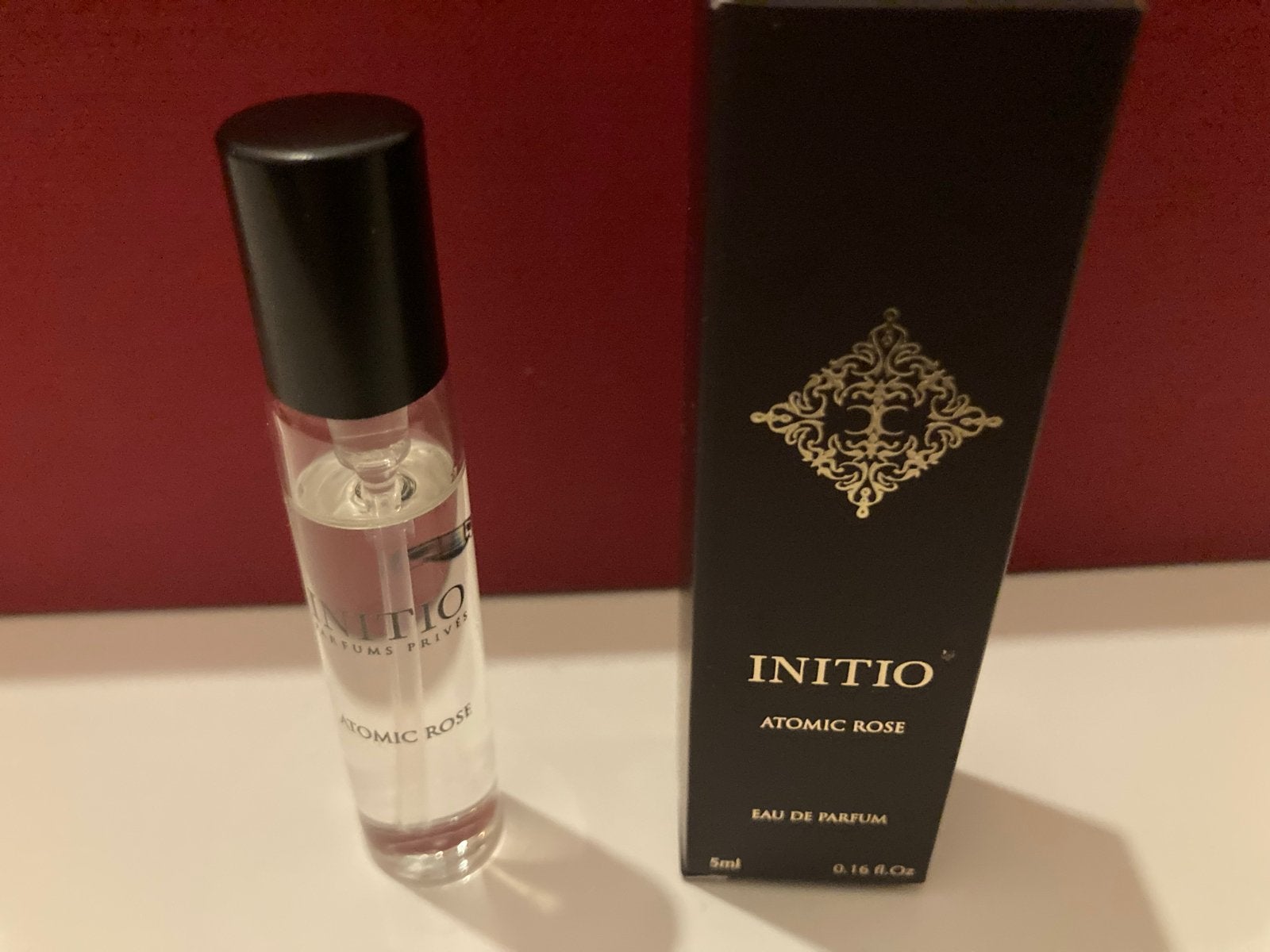 Initio Atomic Rose Eau de Parfum 5ml - Reisformaat, Verzenden, Zo goed als nieuw