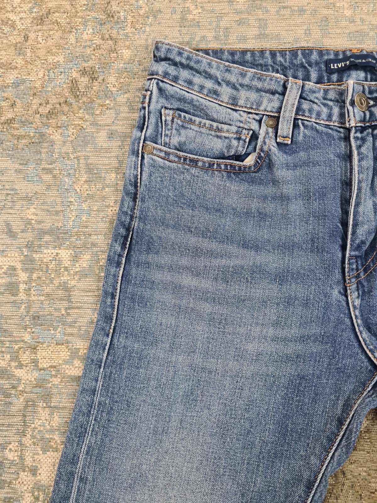 Levi's MADE & CRAFTED W29 L32 Slim STRETCH Bronno2932

Van d, Blauw, Levi Strauss Nederland, W32 (confectie 46) of kleiner, Ophalen of Verzenden
