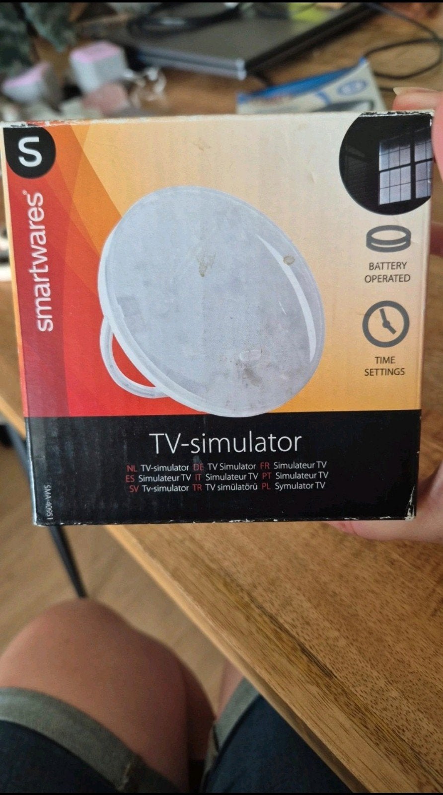 Smartwares TV-simulator - Beveiliging tegen inbraak, Ophalen of Verzenden, Nieuw