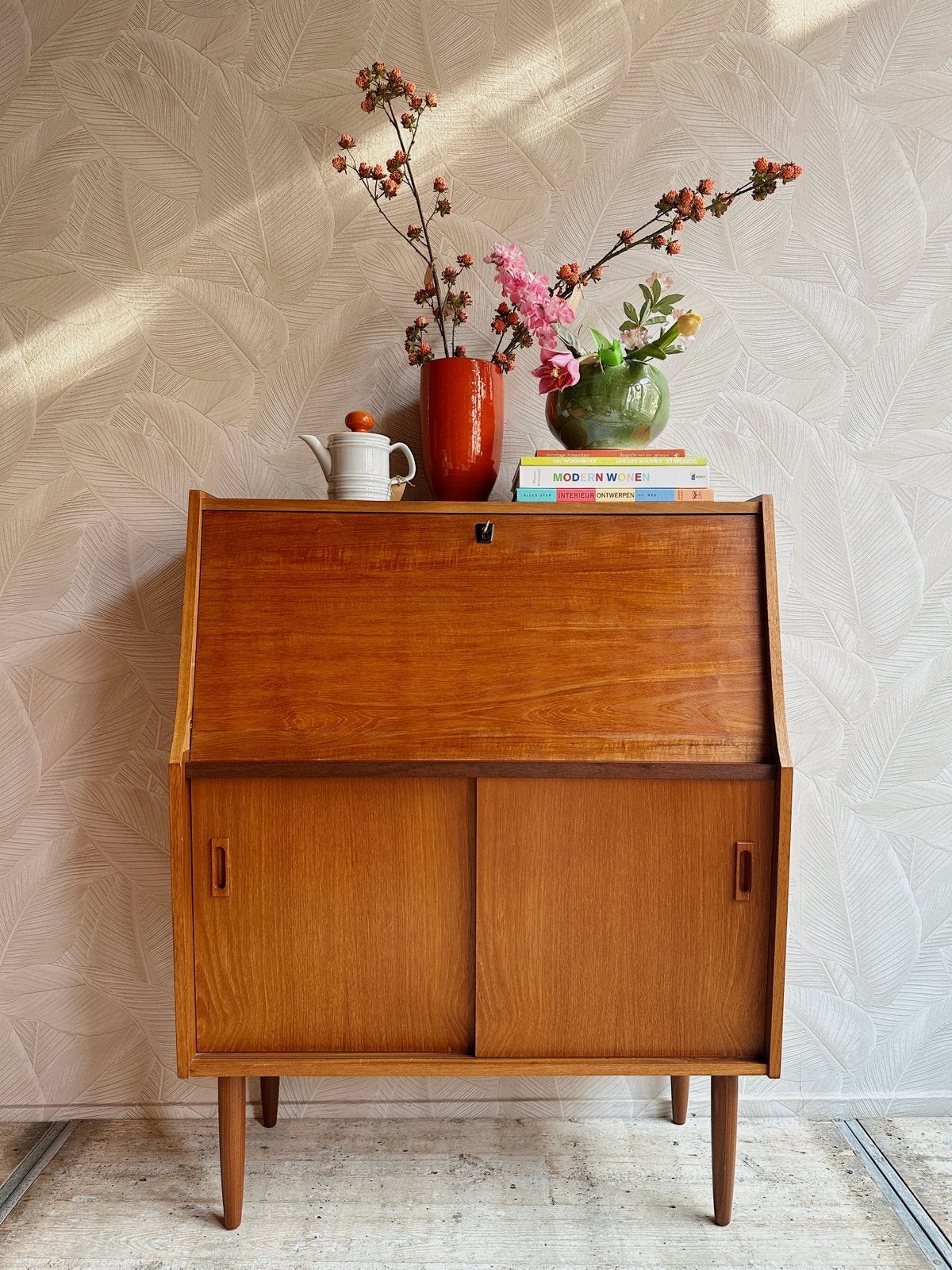 Vintage jaren 60 secretaire / bureautje, Ophalen, Pand 96, Koestraat 96, Info@pand96.nl