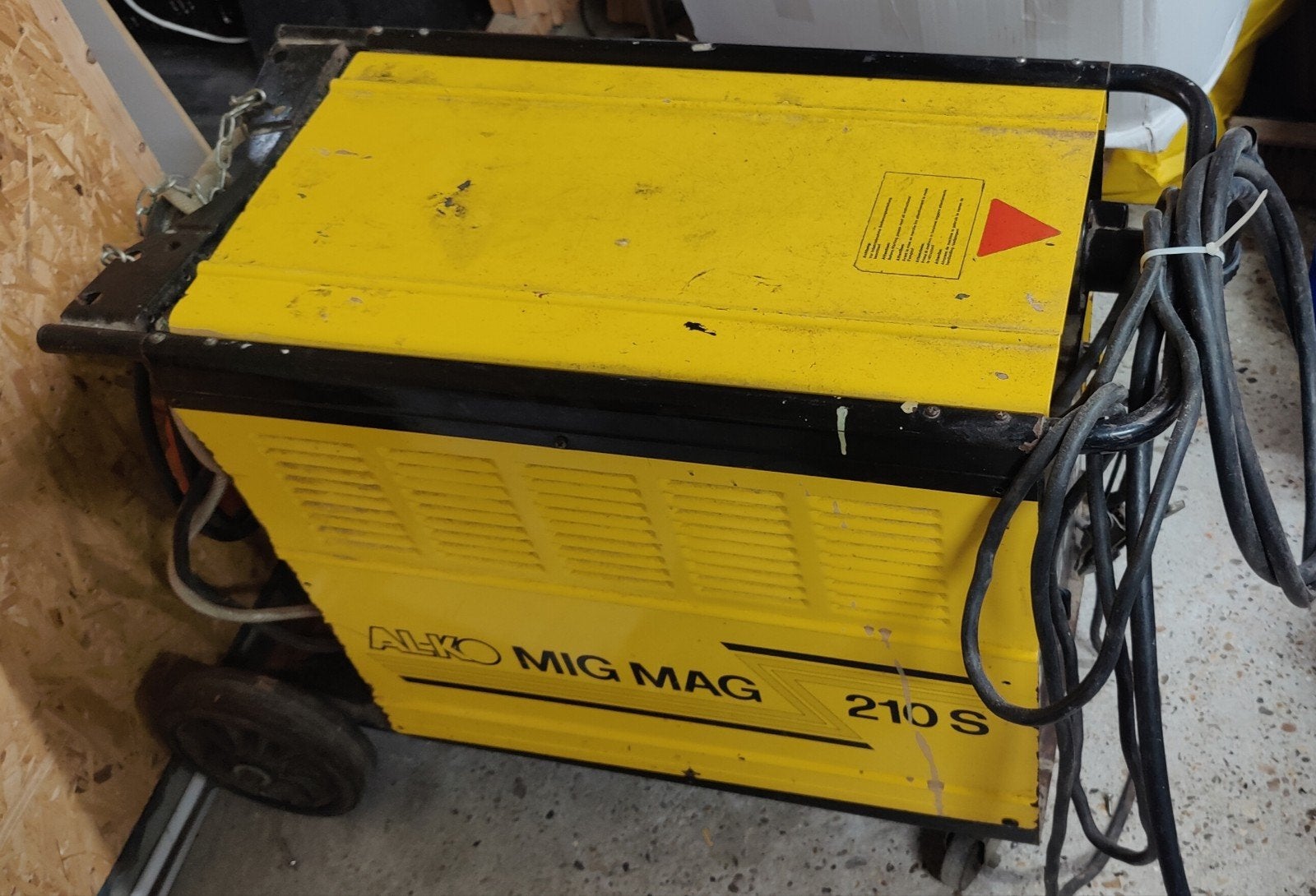 Alko Mig/ Mag lastoest,380 V geeft geen draad, vent. draait, Doe-het-zelf en Verbouw, Gereedschap | Lasapparaten, Ophalen, Gebruikt