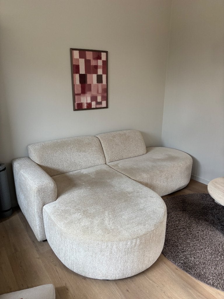 Karwei hoekbank beige japandi, Huis en Inrichting, Ophalen, Japandi, 250 tot 300 cm, Minder dan 75 cm