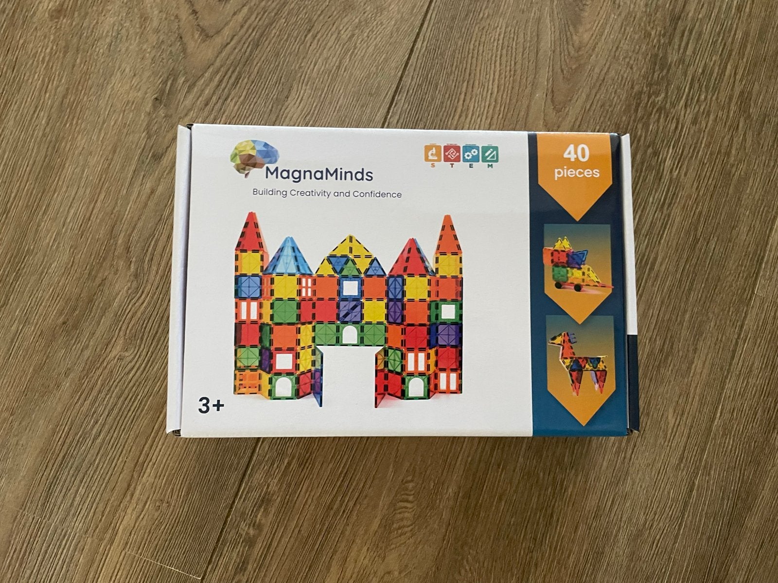 MagnaMinds Magnetische Bouwtegels - 40 Stuks, Ophalen, Zo goed als nieuw, Overige merken