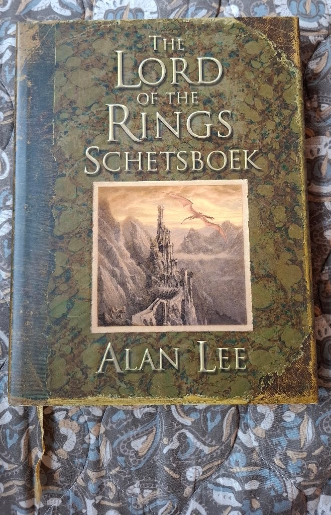The Lord of the Rings Schetsboek – Alan Lee (Hardcover), Ophalen of Verzenden, Zo goed als nieuw, Boek of Poster