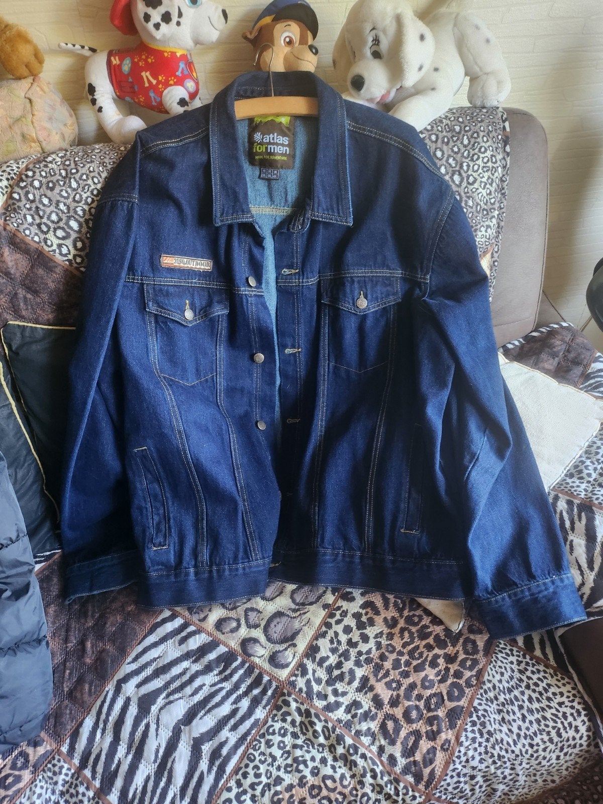 heren spijkerjas, Kleding | Heren, Blauw, Atlas for men, Overige maten, Ophalen of Verzenden