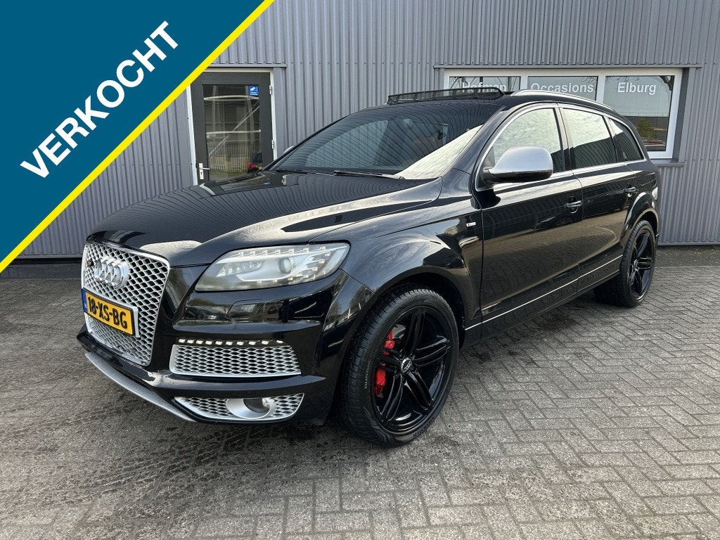 Audi Q7 3.0 TDI q.Pro L+ 4+2 S-Line VOL OPTIES! (bj 2007), Auto's, Audi, Automaat, Dealer onderhouden, Gebruikt, 6 stoelen