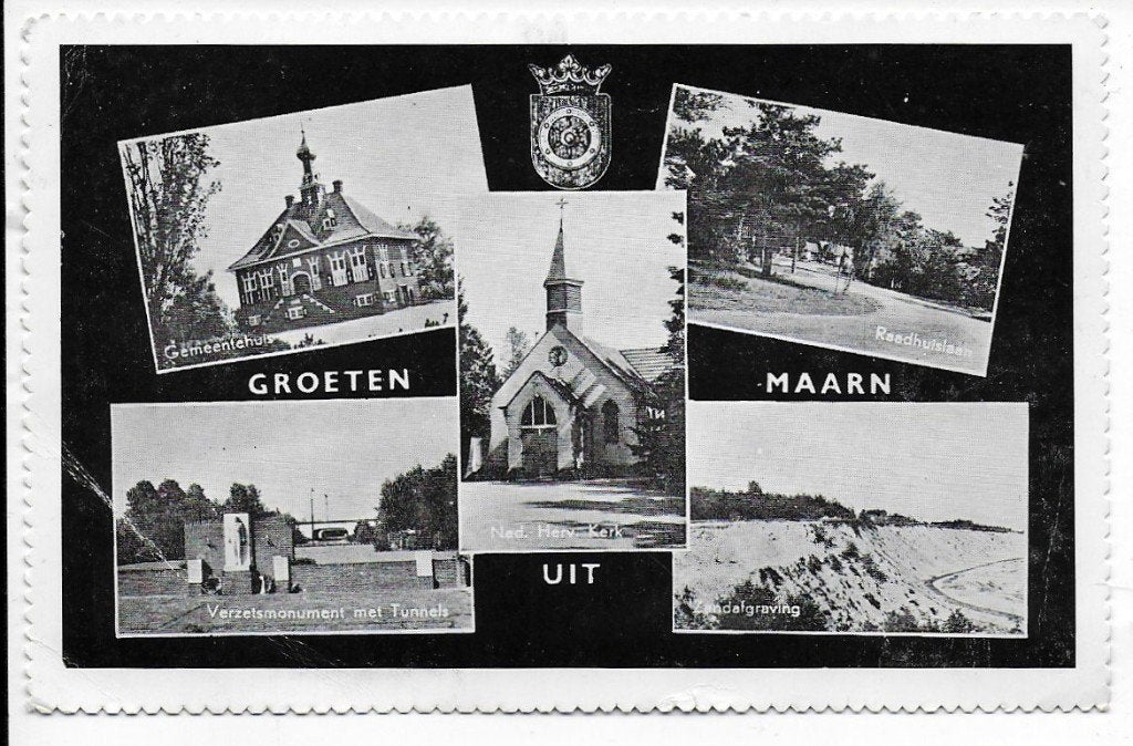 Maarn Oude Gelopen Ansichtkaart ( 6764), Ophalen of Verzenden, 1960 tot 1980, Gelopen