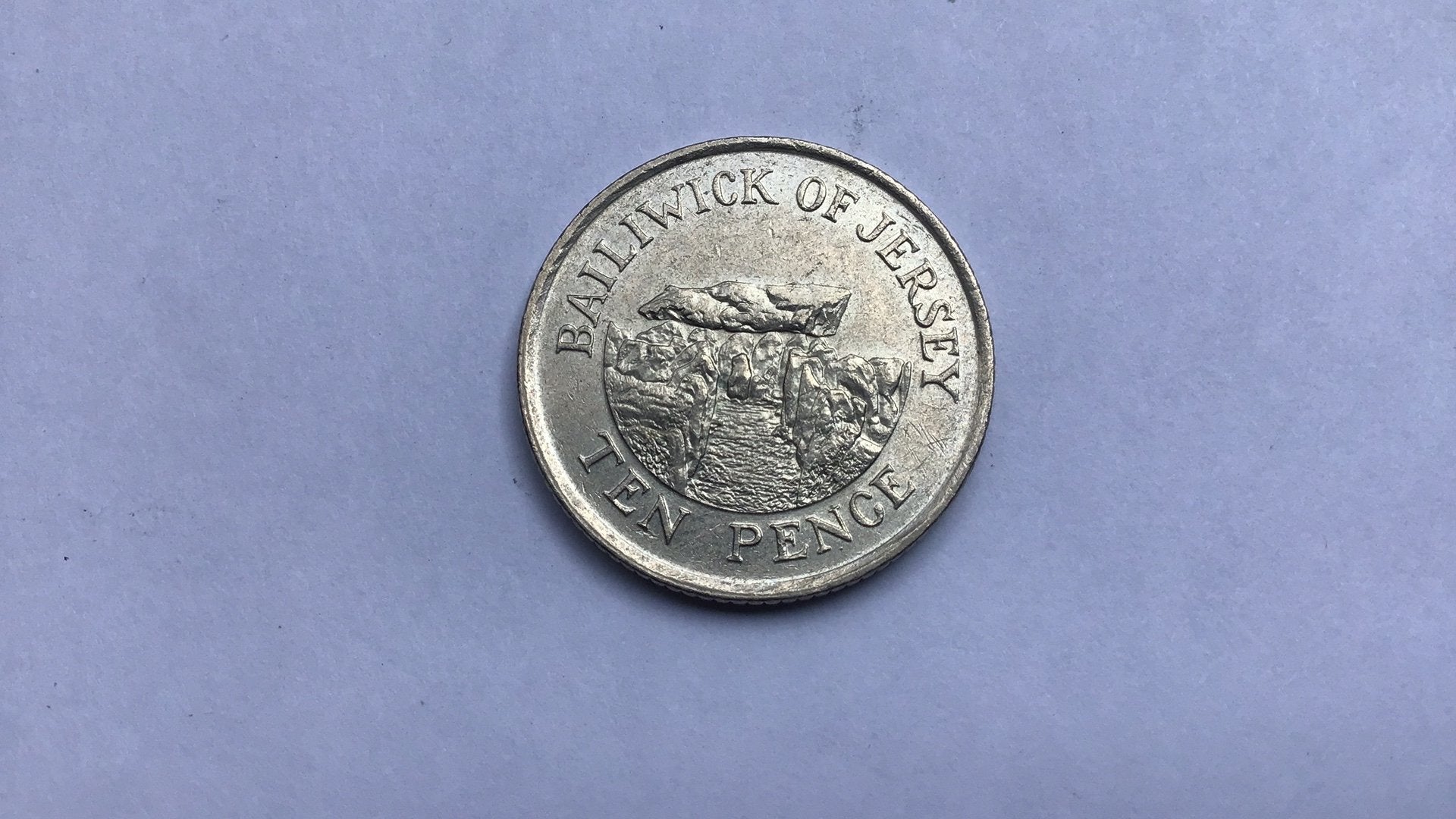 Jersey 10 pence 1992., Ophalen of Verzenden