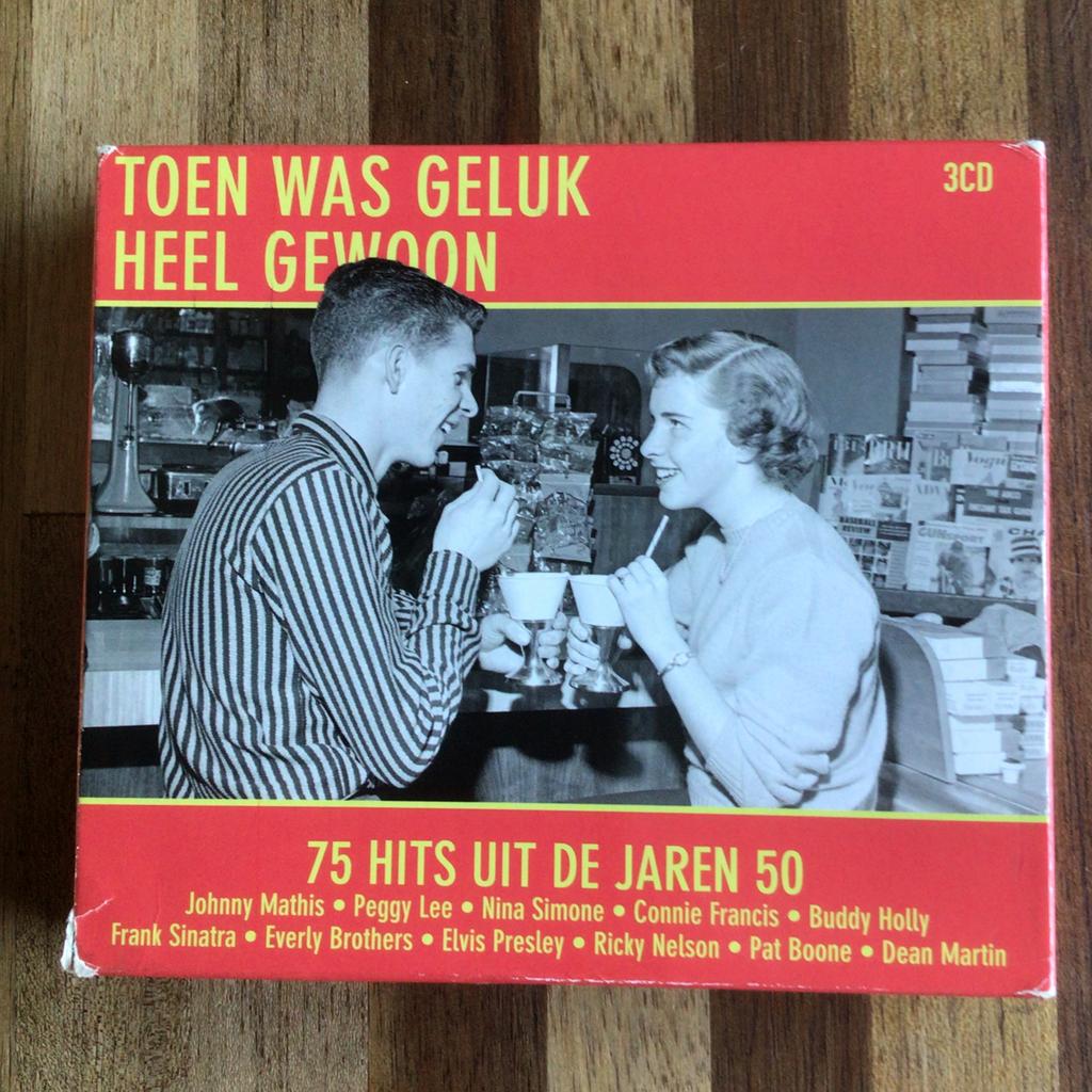 Toen was geluk heel gewoon - 3 cd-set - Hits uit de jaren 50, Ophalen of Verzenden, Zo goed als nieuw, Pop
