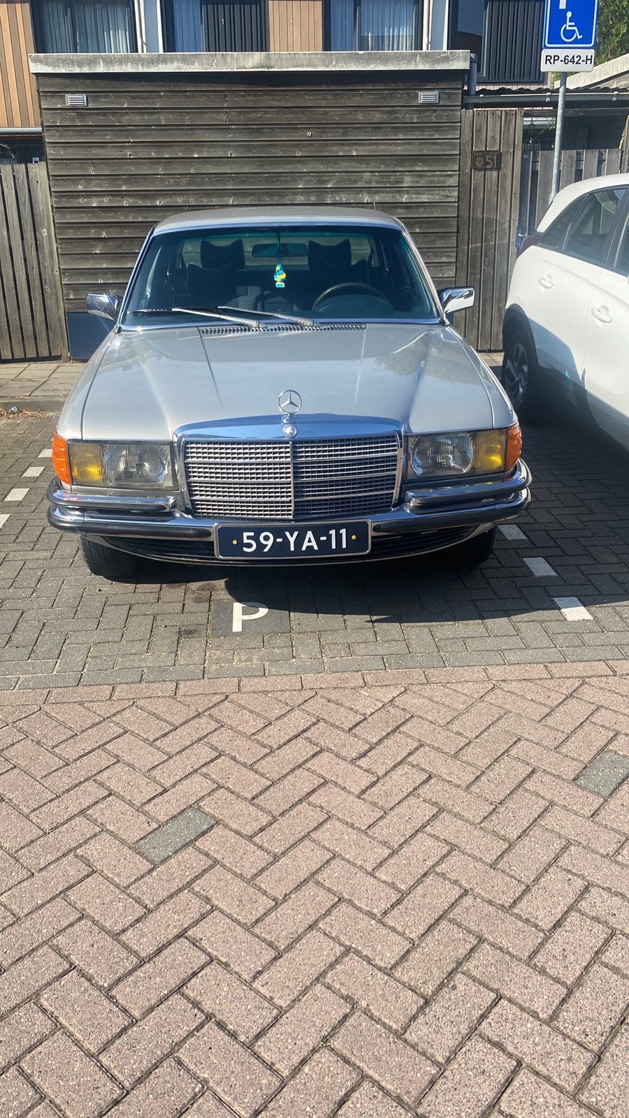 Mercedes-Benz SE klasse 1977 belasting vrij, Automaat, Particulier, Blauw, Sedan