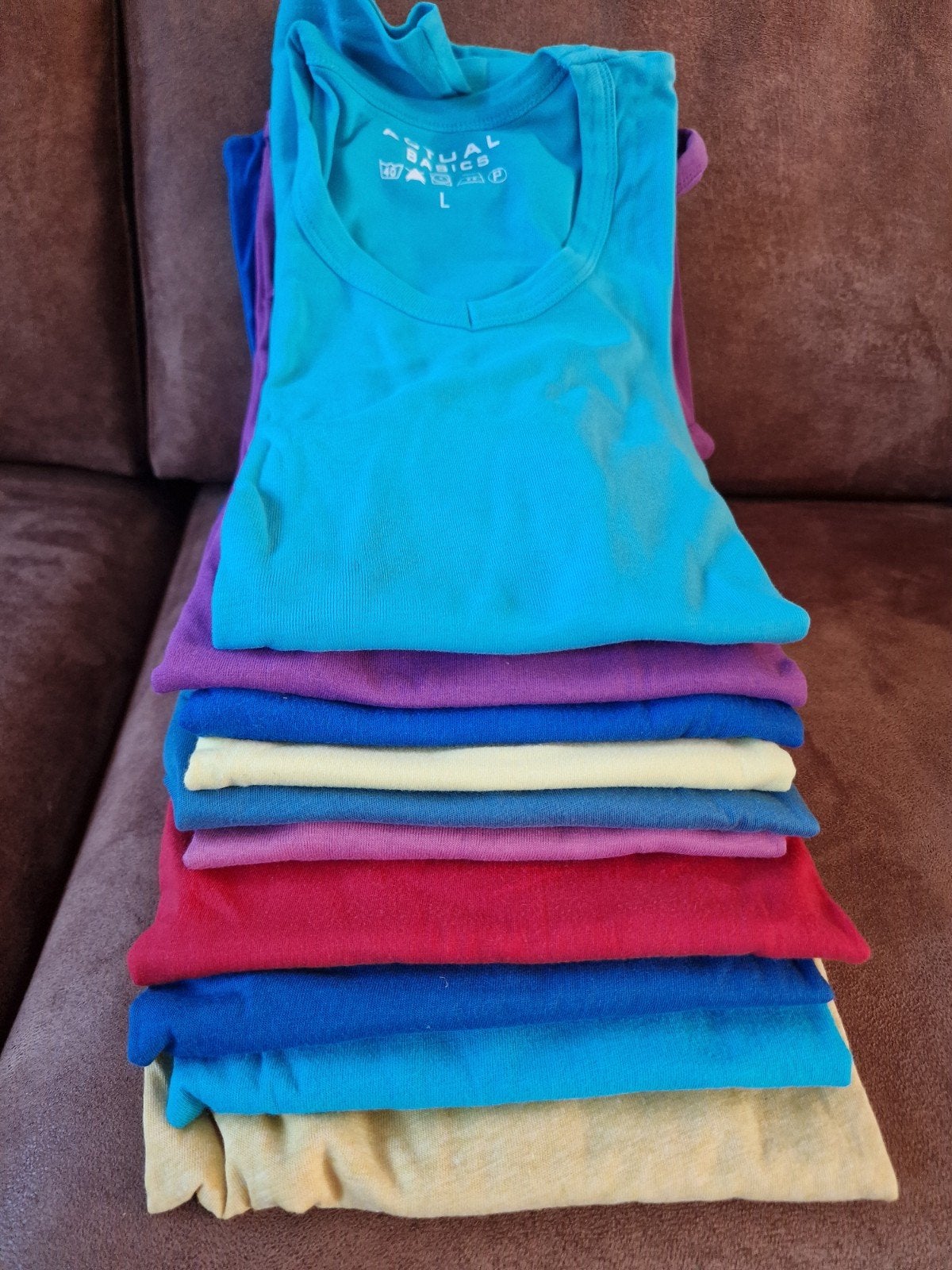 T'hirts maat L, Ophalen of Verzenden, Zo goed als nieuw, Maat 38/40 (M), Korte mouw