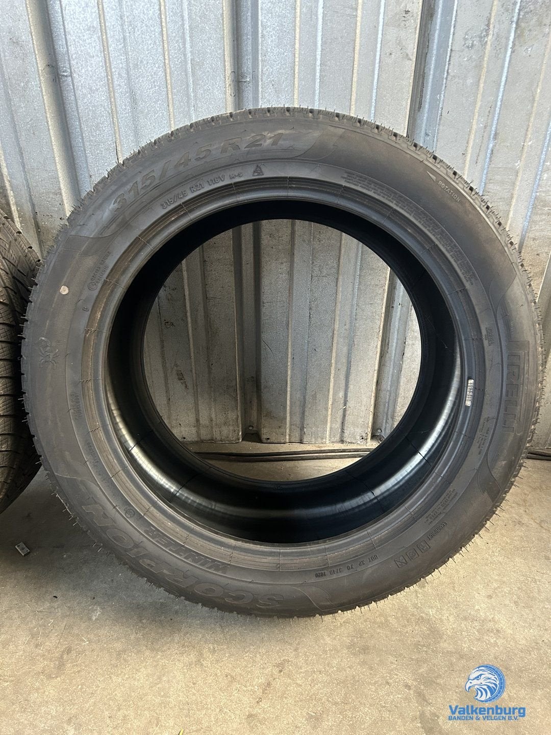 6mm! Winterbanden 315/45R21 Pirelli Scorpion Winter, Gebruikt, -, -, Band(en)