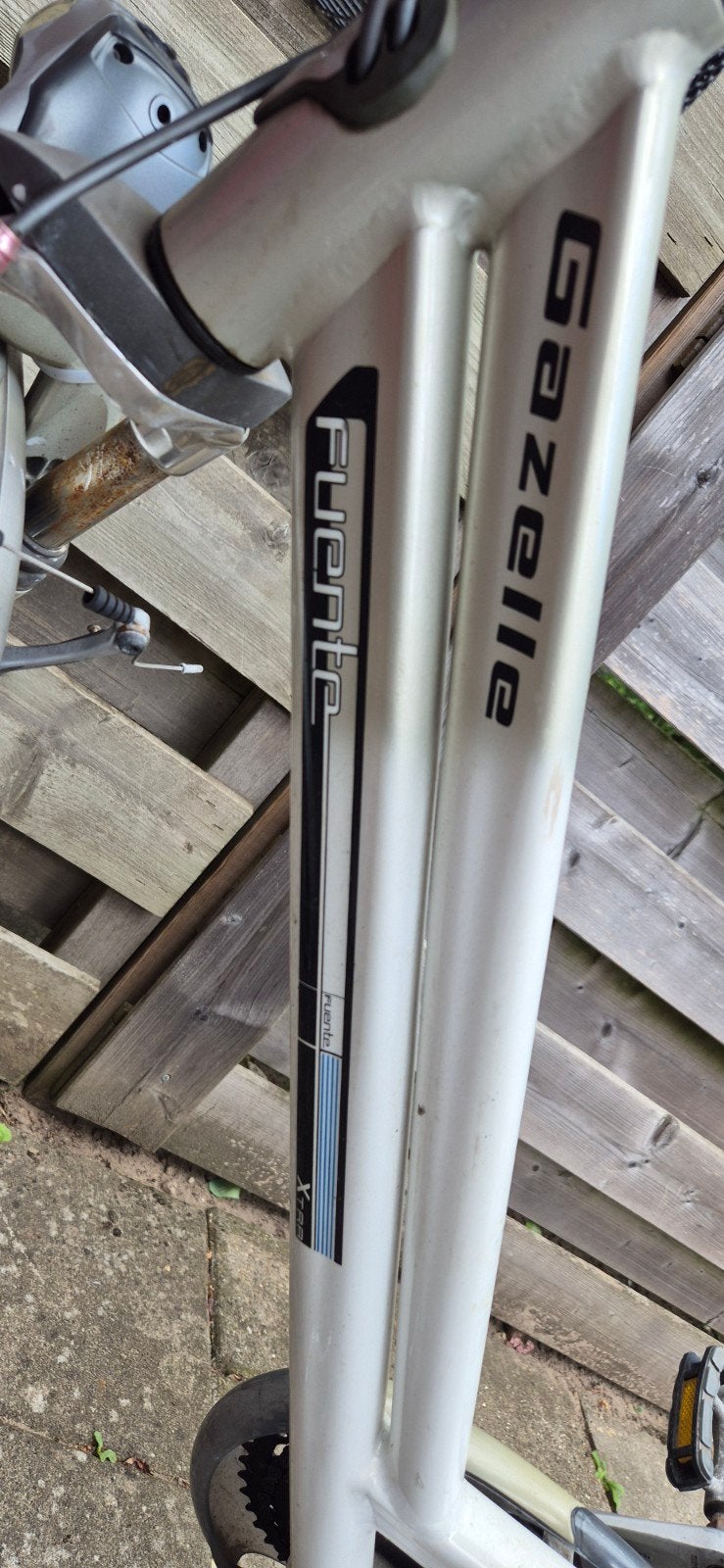 Gazelle Fuente Damesfiets D49 - 8 versnellingen, Ophalen, Gebruikt, Velgrem, 47 tot 50 cm