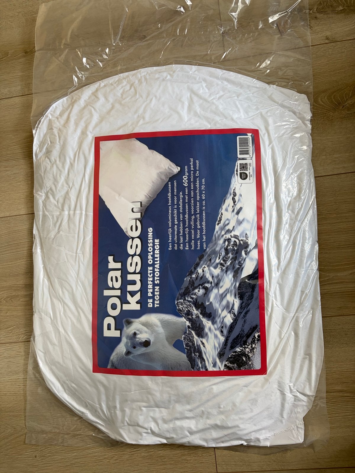 3x Nieuwe Polar Kussens - Anti-allergeen 60x70 cm, Anti-allergisch, Eenpersoons, Wit, Nieuw