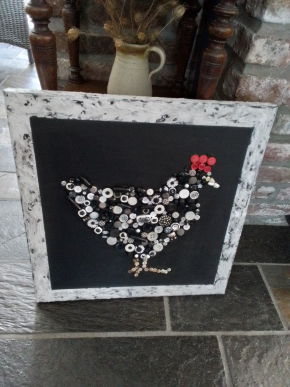 ZWART  WITTE KIP, Ophalen