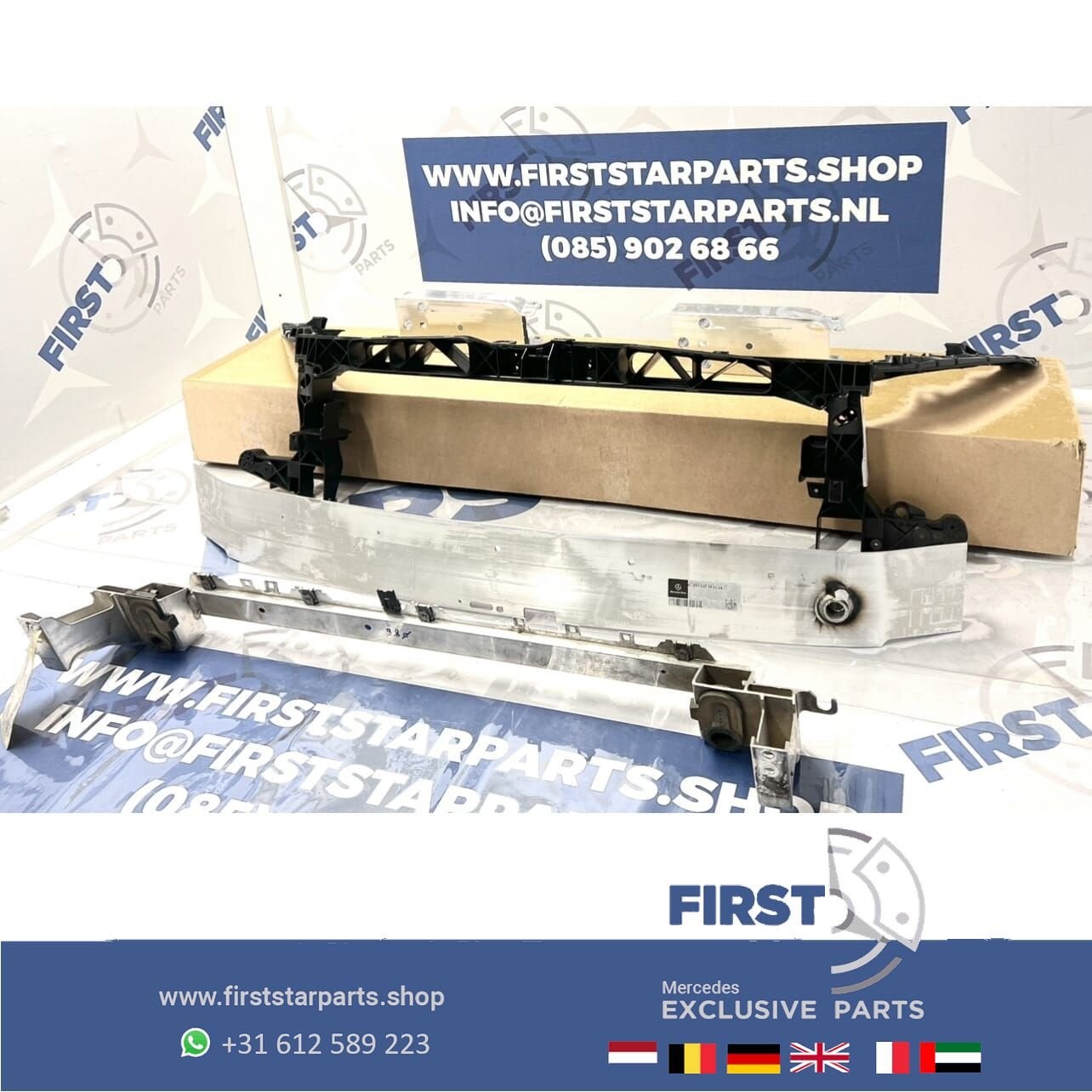 W247 B KLASSE VOORFRONT SET Mercedes BKLASSE 2018-2024 ALUMI, Gebruikt, -, Voor, Ophalen of Verzenden