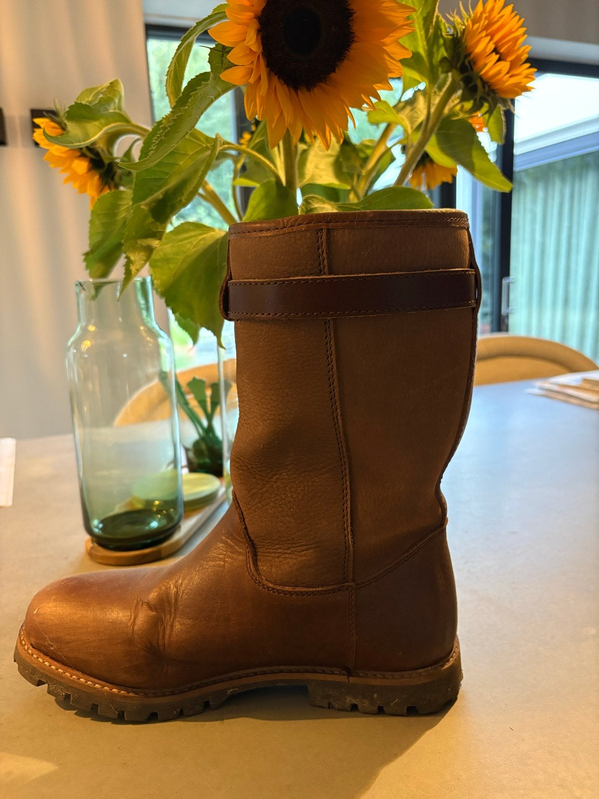 Travelin Konstanz heren outdoorlaarzen mt 42 - cognac/bruin, Bruin, Boots, Ophalen of Verzenden, Gedragen