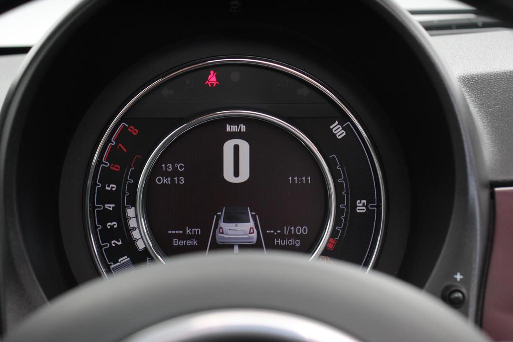 Fiat 500 C 1.0 Hybrid Star Plus Leder Navigatie Digitale Coc, Voorwielaandrijving, Euro 6, Cabriolet, 4 stoelen