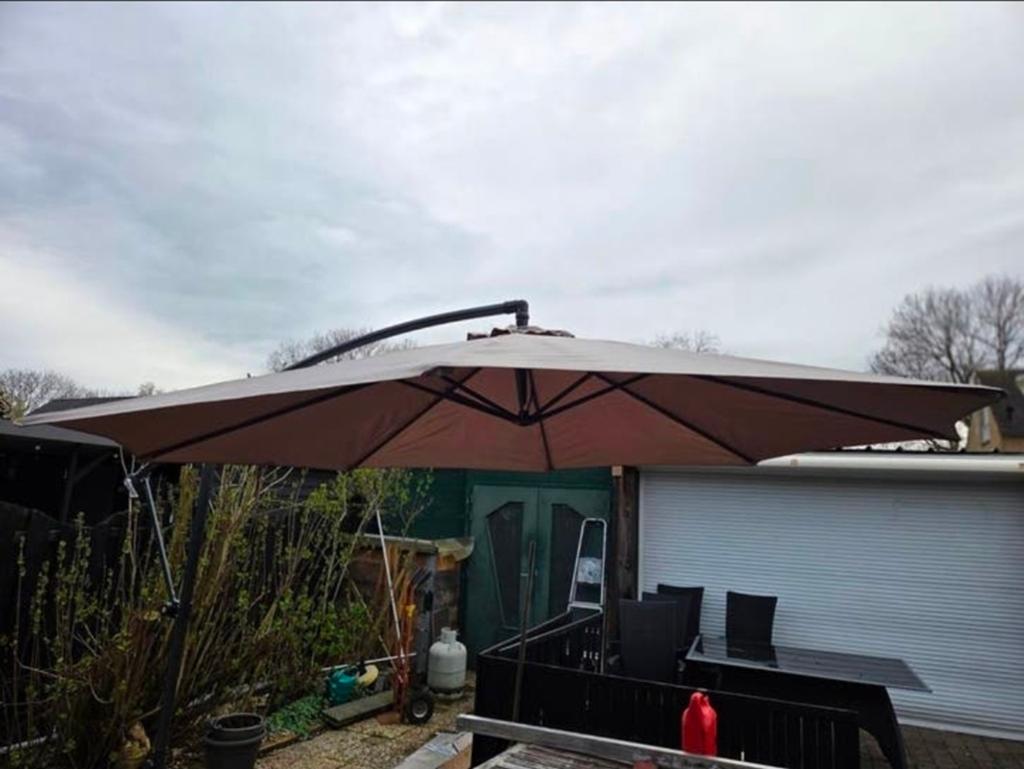 Zweefparasol, Ophalen, Gebruikt, Zweefparasol