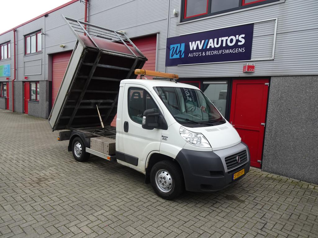 Fiat Ducato 33 2.2 MultiJet KH1 3 pers achterwaartse kipper, Auto's, Voorwielaandrijving, Gebruikt, 4 cilinders, Wit