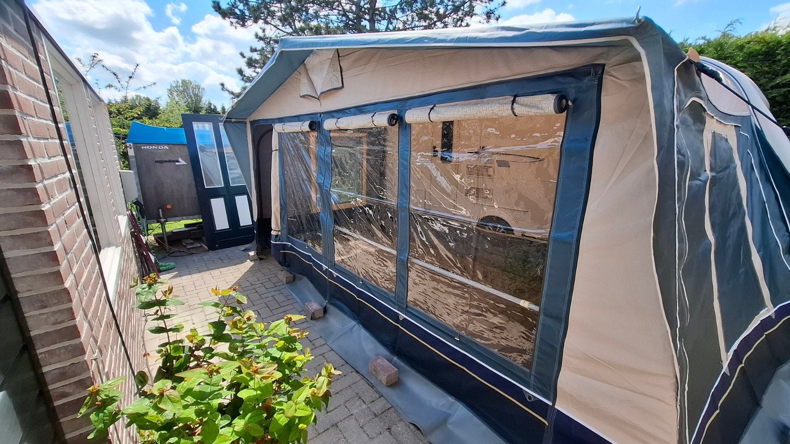 Inaca voortent omloopmaat 10-10,5 in nieuwstaat, Caravans en Kamperen, Ophalen, Zo goed als nieuw