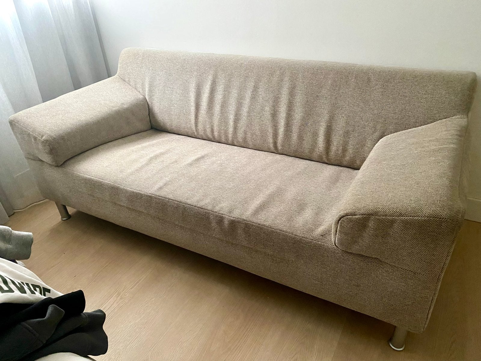 Freistil Rolf Benz 2-zitsbank - Beige, 180x90x71 cm, Huis en Inrichting, Ophalen, Gebruikt, 150 tot 200 cm, Tweepersoons