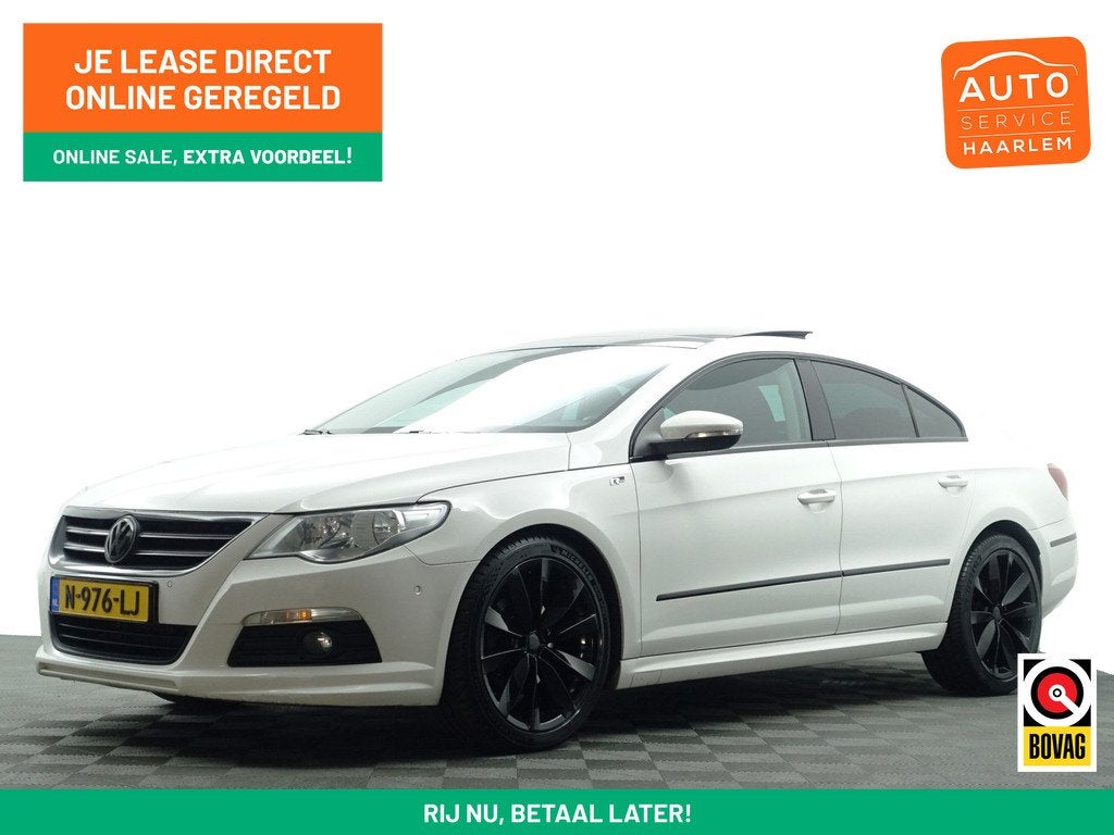 Volkswagen Passat CC 2.0 TSI R Line+ Aut- Panoramadak, Stoel, Auto's, Volkswagen, Euro 5, Stof, 4 cilinders, 4 stoelen