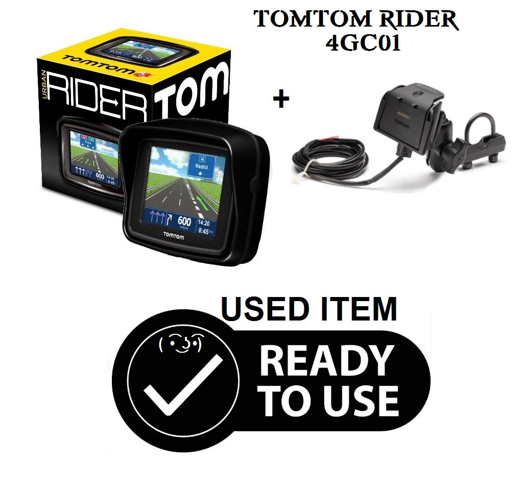 tomtom Rider 4GC01 met actieve Houder en West Europa 2026, Ophalen, Gebruikt