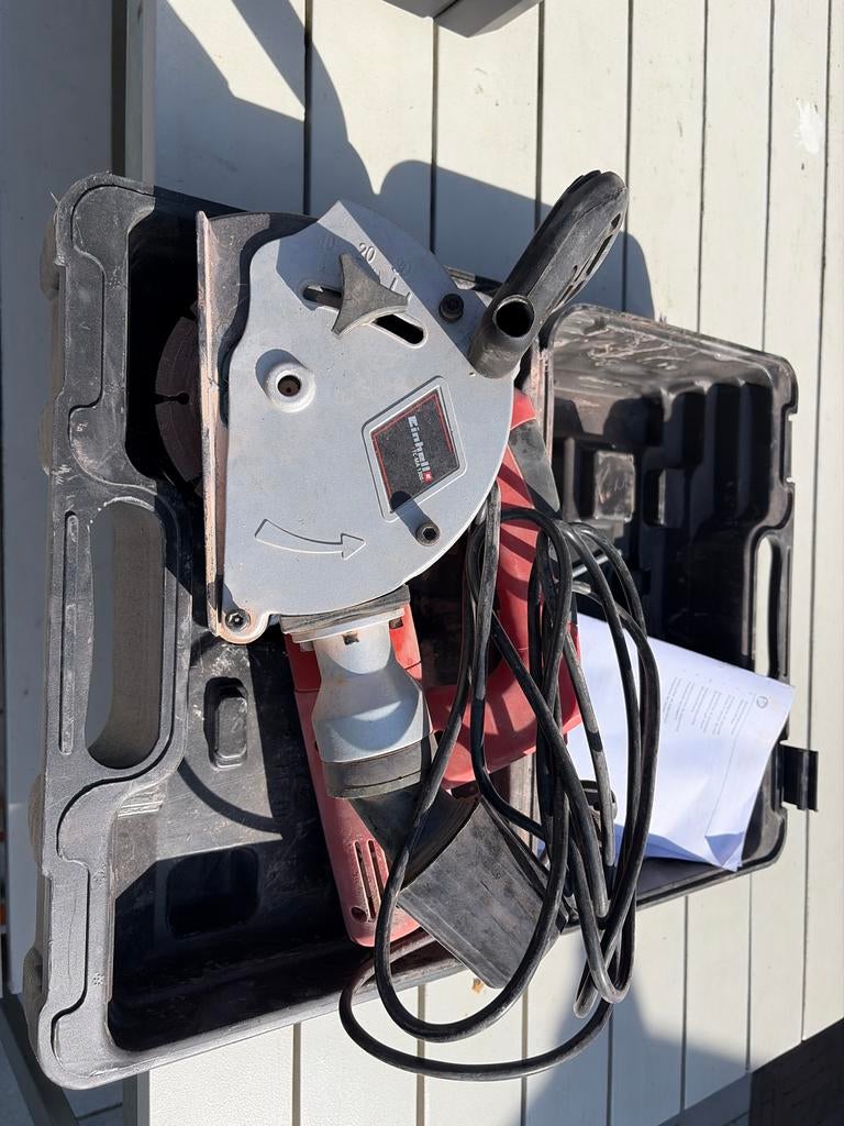 Einhell TC-MA 1300 Muurfrees in koffer, Ophalen of Verzenden, Gebruikt