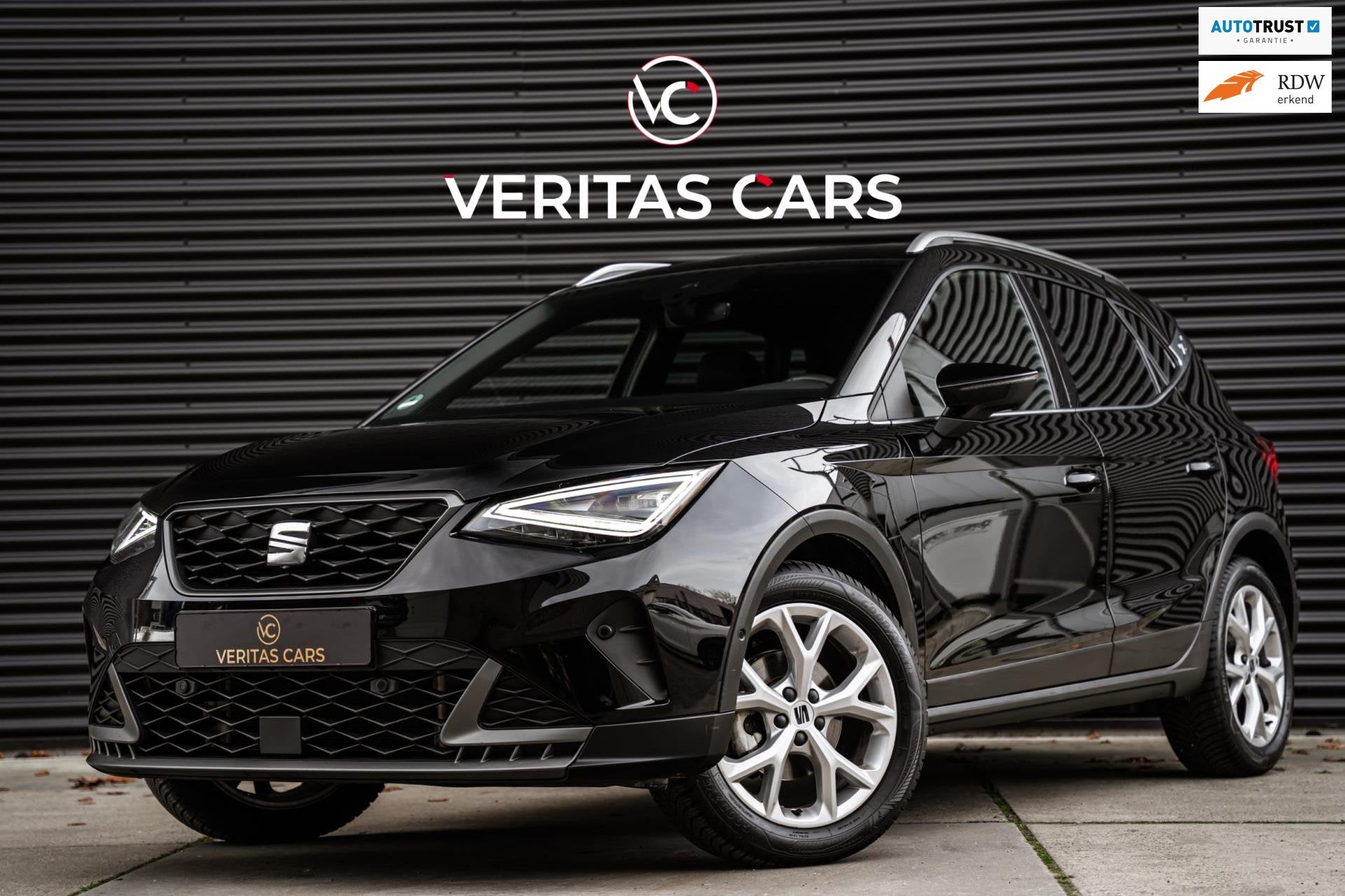Seat ARONA 1.0 EcoTSI FR 116PK BTW|Camera|Drive Profile|Sfee, Auto's, 1131 kg, Gebruikt, Zwart, Bedrijf