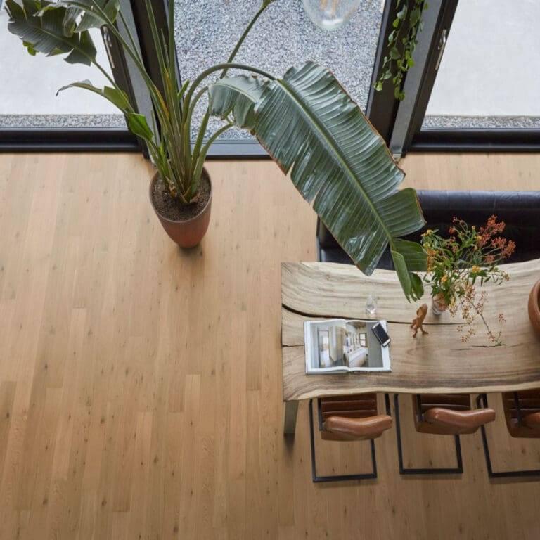 Lamel Parket Reseda Rustiek naturel 5102 - vooraf geoiled, Parket, Lamel parket natuur eiken - vooraf geolied, Bruin, 75 m² of meer